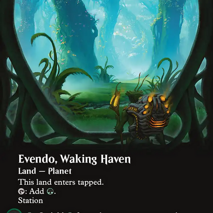 Evendo, Waking Haven (Borderless) (Galaxy Foil) [Edge of Eternities]