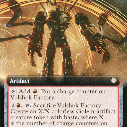 Vulshok Factory (Extended Art) [Phyrexia: All Will Be One Commander]