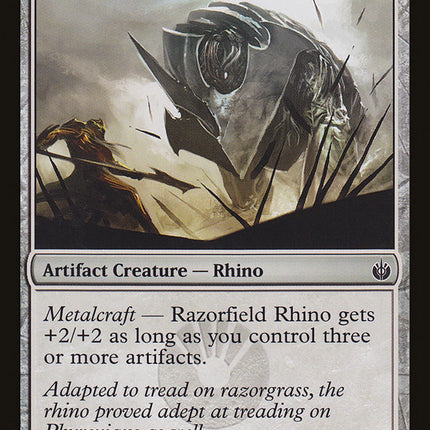 Razorfield Rhino [Mirrodin Besieged]