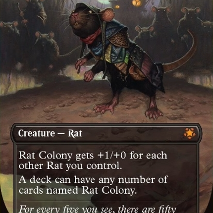 Rat Colony (Borderless) [Bloomburrow Special Guests]