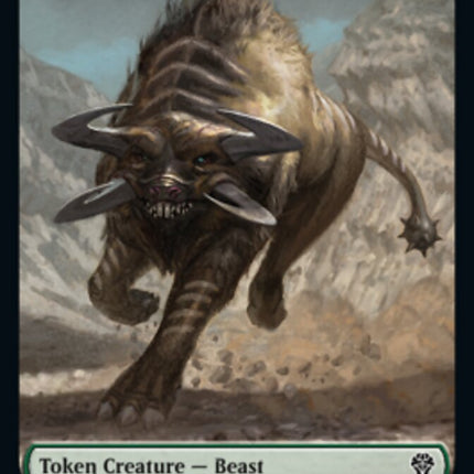 Soldier // Beast Double-Sided Token [Dominaria United Tokens]
