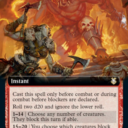 Berserker's Frenzy (Extended Art) [Dungeons & Dragons: Adventures in the Forgotten Realms Commander]