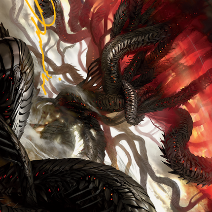 Realmbreaker, the Invasion Tree Art Card (Gold-Stamped Signature) [March of the Machine Art Series]