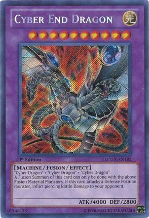 Cyber End Dragon (Alternate Art) [LCGX-EN182] Secret Rare