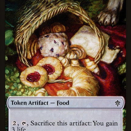 Rat // Food (17) Double-Sided Token [Throne of Eldraine Tokens]