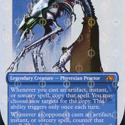 Jin-Gitaxias, Progress Tyrant (Borderless Concept Praetors Step-and-Compleat Foil) [Phyrexia: All Will Be One]