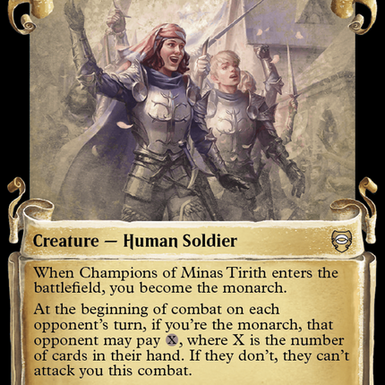 Champions of Minas Tirith [The Lord of the Rings: Tales of Middle-Earth Commander Showcase Scrolls]