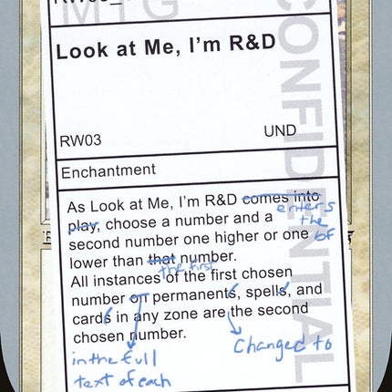Look at Me, I'm R&D [Unsanctioned]