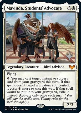 Mavinda, Students' Advocate (Promo Pack) [Strixhaven: School of Mages Promos]