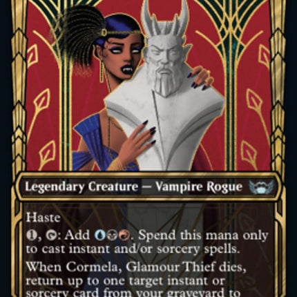 Cormela, Glamour Thief (Showcase Golden Age Gilded Foil) [Streets of New Capenna]