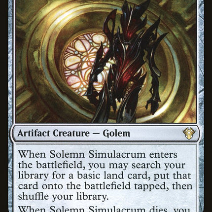 Solemn Simulacrum [Commander 2020]