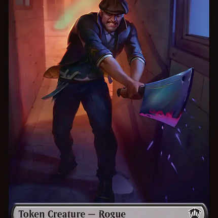 Spirit (0025) // Rogue Double-Sided Token [Secrets of Strixhaven Commander Tokens]