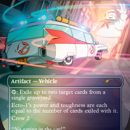 Ecto-1 - Unlicensed Hearse (Rainbow Foil) [Secret Lair Drop Series]