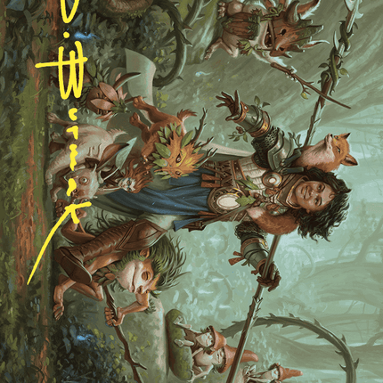 Ellivere of the Wild Court Art Card (Gold-Stamped Signature) [Wilds of Eldraine Art Series]