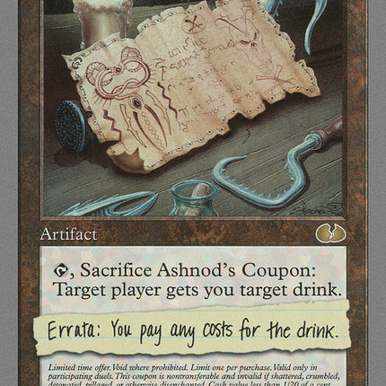 Ashnod's Coupon [Unglued]