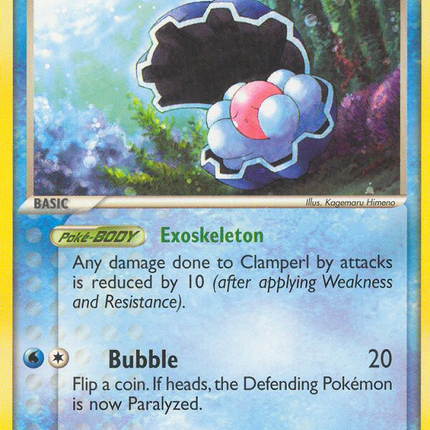 Clamperl (58/101) [EX: Hidden Legends]