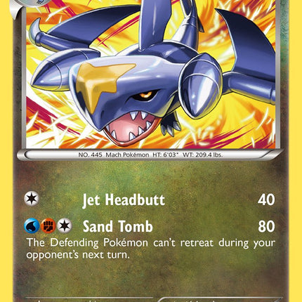 Garchomp (91/124) (Cosmos Holo) (Blister Exclusive) [Black & White: Dragons Exalted]