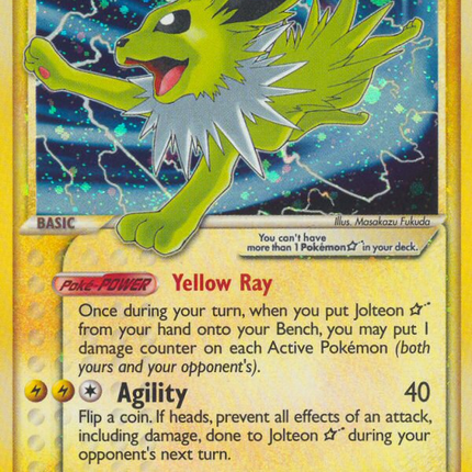 Jolteon Star (101/108) [EX: Power Keepers]