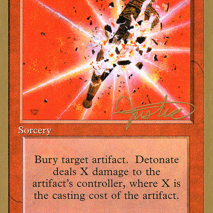 Detonate (Mark Justice) (SB) [Pro Tour Collector Set]