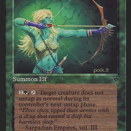 Elvish Hunter (Mark Poole) [Fallen Empires]