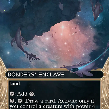 Bonders' Enclave (0094) (Borderless) (Galaxy Foil) [Edge of Eternities: Stellar Sights]