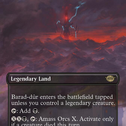 Barad-dur (Borderless Alternate Art) (425) [The Lord of the Rings: Tales of Middle-Earth]