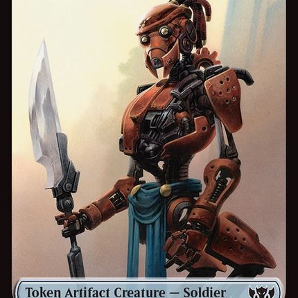 Solider (0032) // Copy Double-Sided Token [Tarkir: Dragonstorm Commander Tokens]