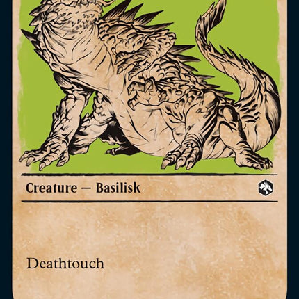 Underdark Basilisk (Showcase) [Dungeons & Dragons: Adventures in the Forgotten Realms]