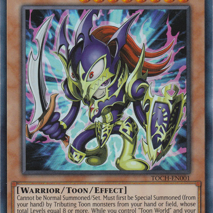 Toon Black Luster Soldier [TOCH-EN001] Ultra Rare