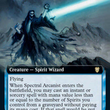 Spectral Arcanist (Extended Art) [Innistrad: Crimson Vow Commander]