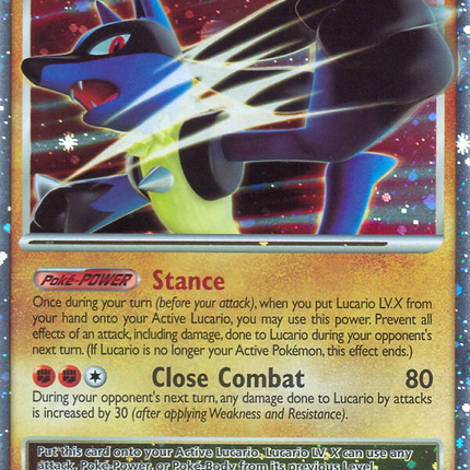 Lucario LV.X (122/123) [Diamond & Pearl: Mysterious Treasures]