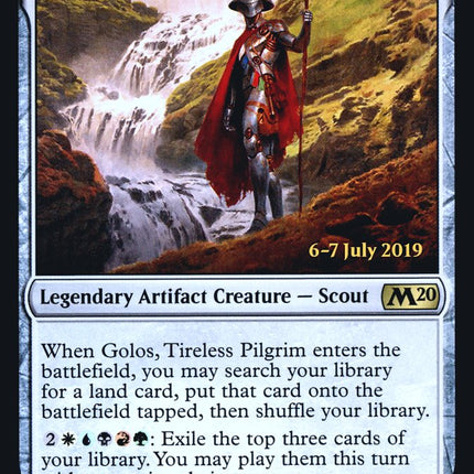 Golos, Tireless Pilgrim [Core Set 2020 Prerelease Promos]