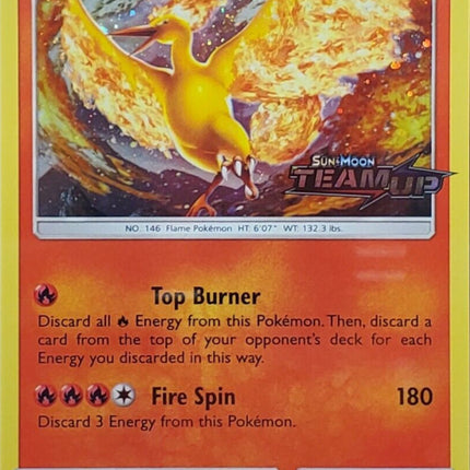 Moltres (19/181) (Stamped) [Sun & Moon: Team Up]