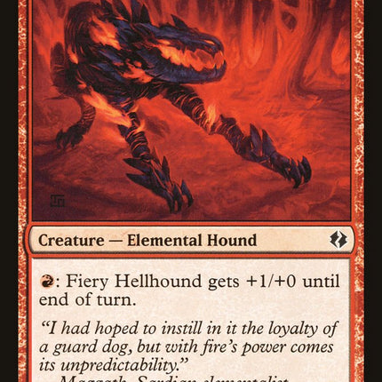 Fiery Hellhound [Duel Decks: Venser vs. Koth]