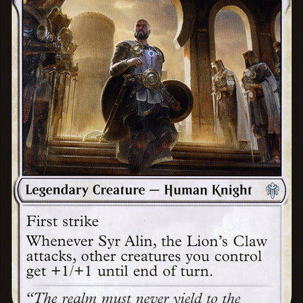 Syr Alin, the Lion's Claw [Throne of Eldraine]