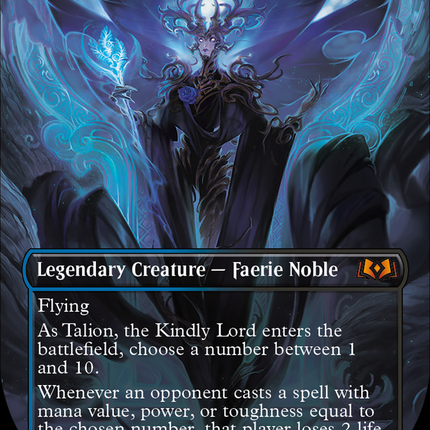 Talion, the Kindly Lord (Borderless Alternate Art) [Wilds of Eldraine]