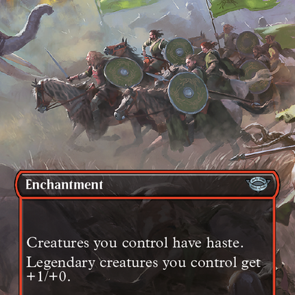 Rising of the Day (Borderless Alternate Art) [The Lord of the Rings: Tales of Middle-Earth]