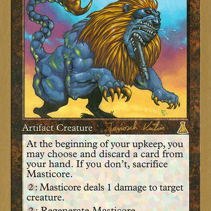 Masticore (Janosch Kuhn) (SB) [World Championship Decks 2000]