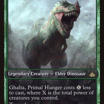 Ghalta, Primal Hunger (Store Championship) (Full Art) [Rivals of Ixalan Promos]