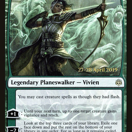 Vivien, Champion of the Wilds [War of the Spark Prerelease Promos]