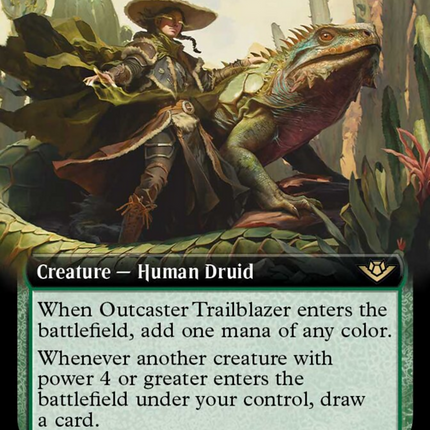 Outcaster Trailblazer (Extended Art) [Outlaws of Thunder Junction]