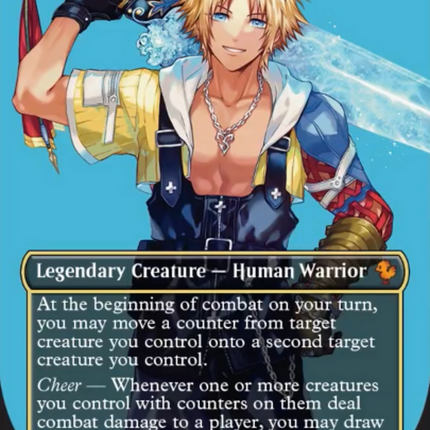 Tidus, Yuna's Guardian (Borderless) [FINAL FANTASY Commander]