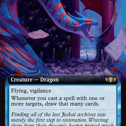 Voracious Bibliophile (Extended Art) [Tarkir: Dragonstorm Commander]