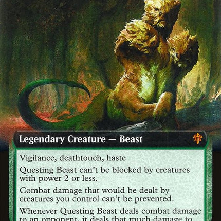 Questing Beast (Extended Art) [Throne of Eldraine]