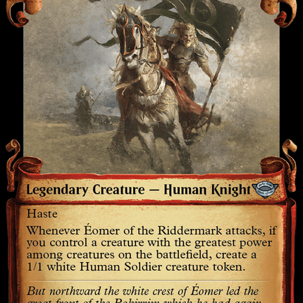 Eomer of the Riddermark [The Lord of the Rings: Tales of Middle-Earth Showcase Scrolls]