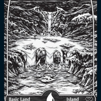 Island (The Moonlit Lands) (Foil Etched) [Innistrad: Crimson Vow Promos]