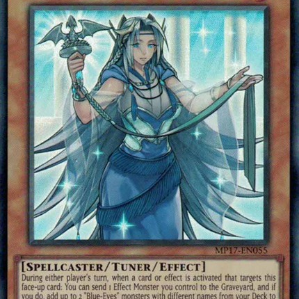 Priestess with Eyes of Blue [MP17-EN055] Super Rare