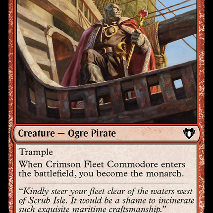 Crimson Fleet Commodore [Commander Masters]