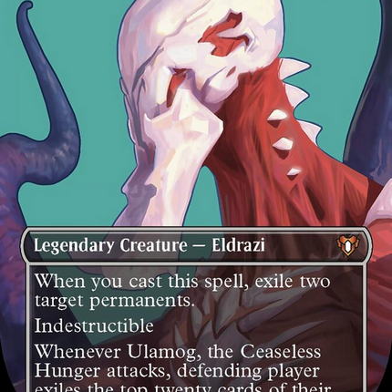 Ulamog, the Ceaseless Hunger (Borderless Profile) [Commander Masters]