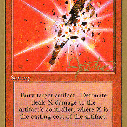 Detonate (Mark Justice) [Pro Tour Collector Set]
